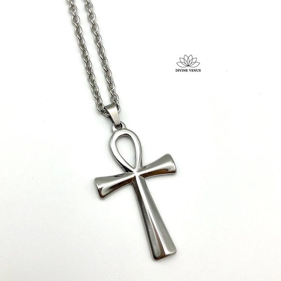 Ankh Necklace | Stainless Steel | Unisex - Picture 10 of 11